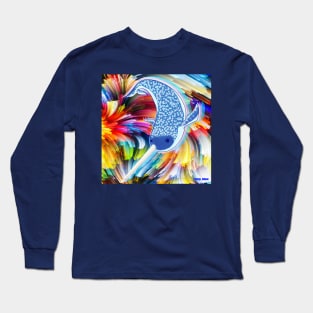 Narwhal the whale ecopop Long Sleeve T-Shirt